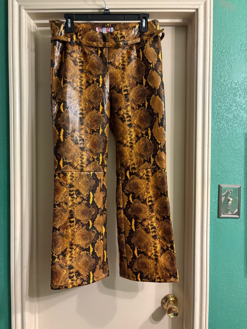 Urban Outfitters Snake-Print Flare Pants - Picture 4 of 16